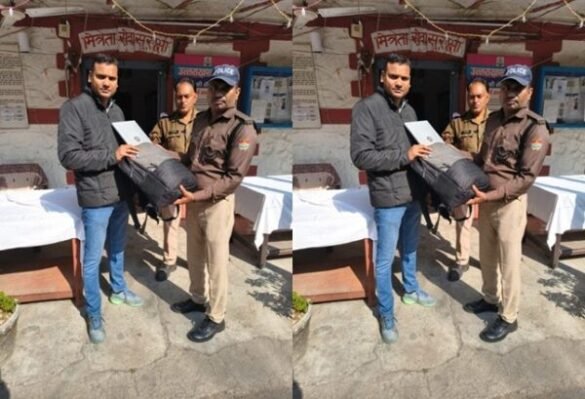 देहरादून जीआरपी की त्वरित कार्रवाई, यात्री का खोया लैपटॉप सकुशल